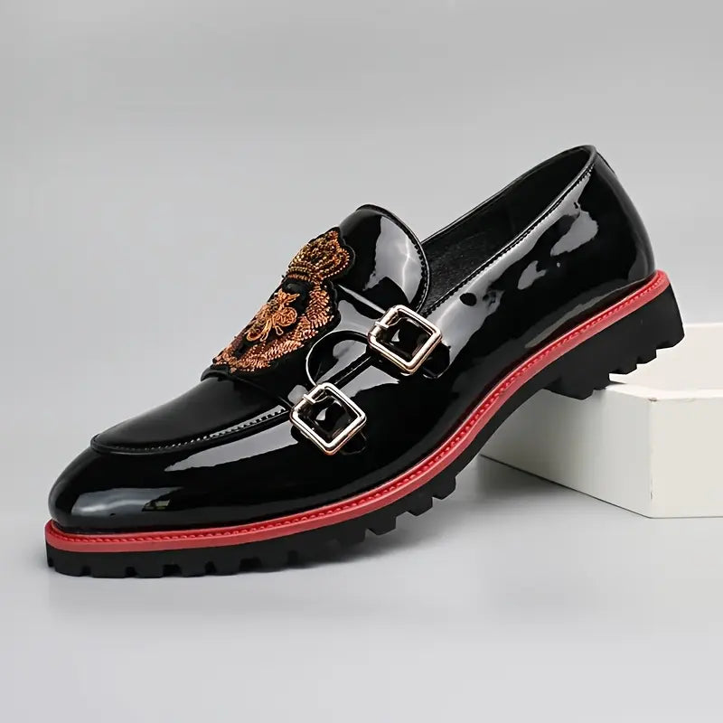 Royal Crest Patent Loafers