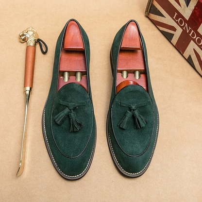 LuxeSuede Italian Loafers