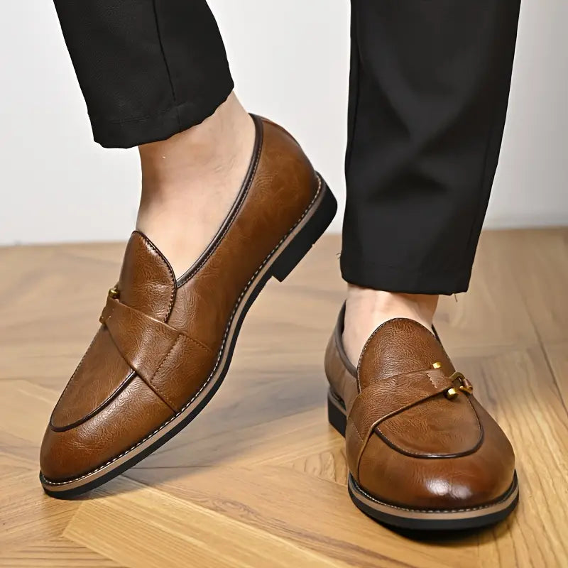 Oxford Leather Bit Loafers